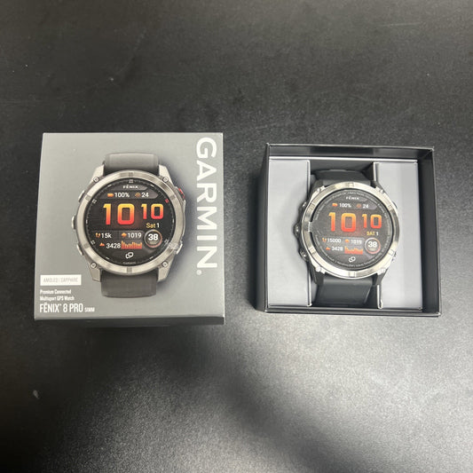 Garmin Fenix 8 Pro AMOLED Sapphire 51MM Graphite - OPEN BOX Excellent